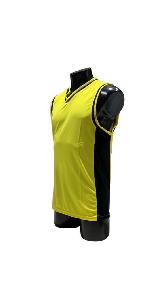 Camiseta mundial varón amarillo/negro