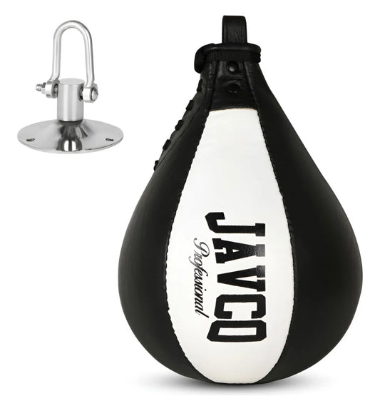 Pera de boxeo Negro - blanco