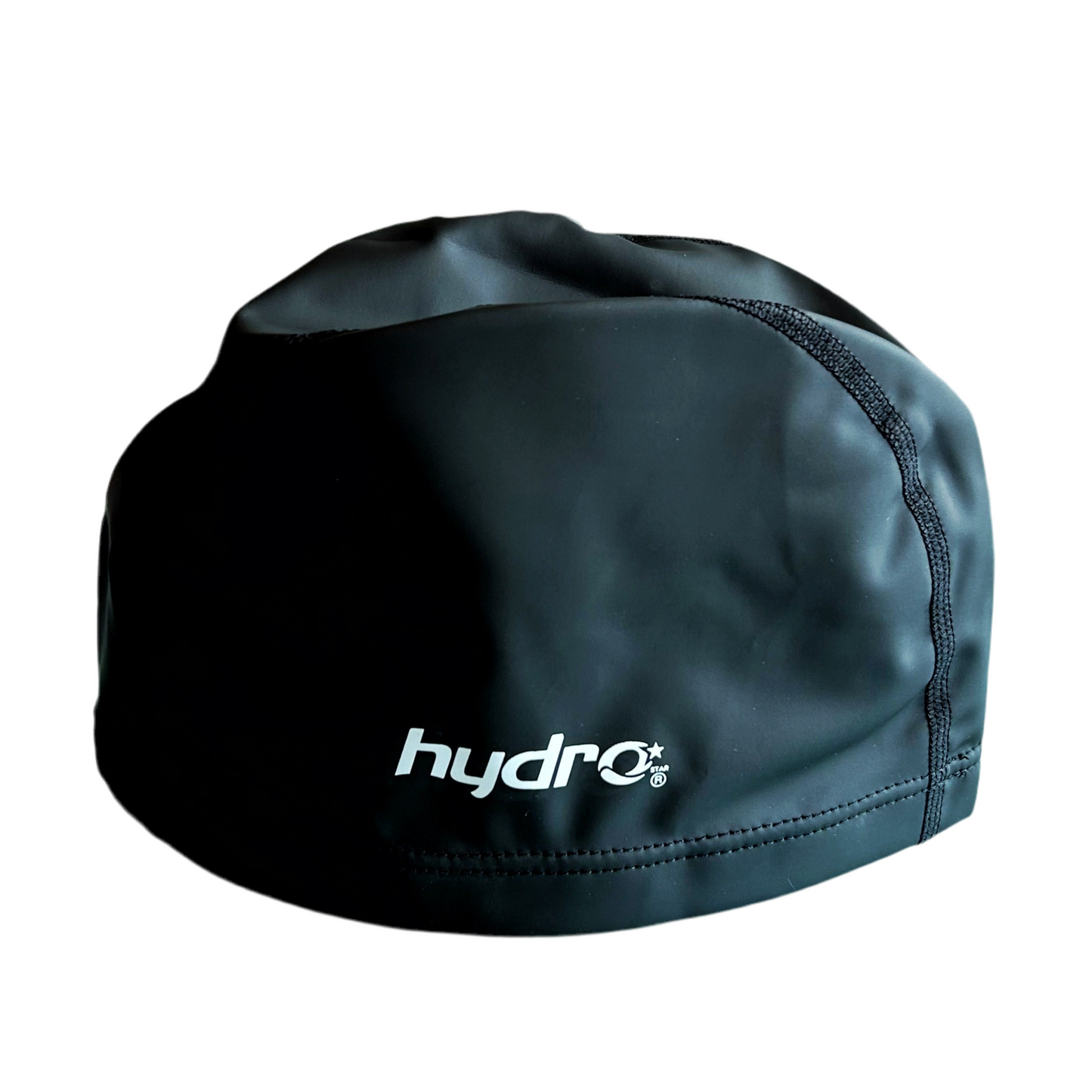 Gorro de Natación Hydro Liso Polyflex  Negro Adulto