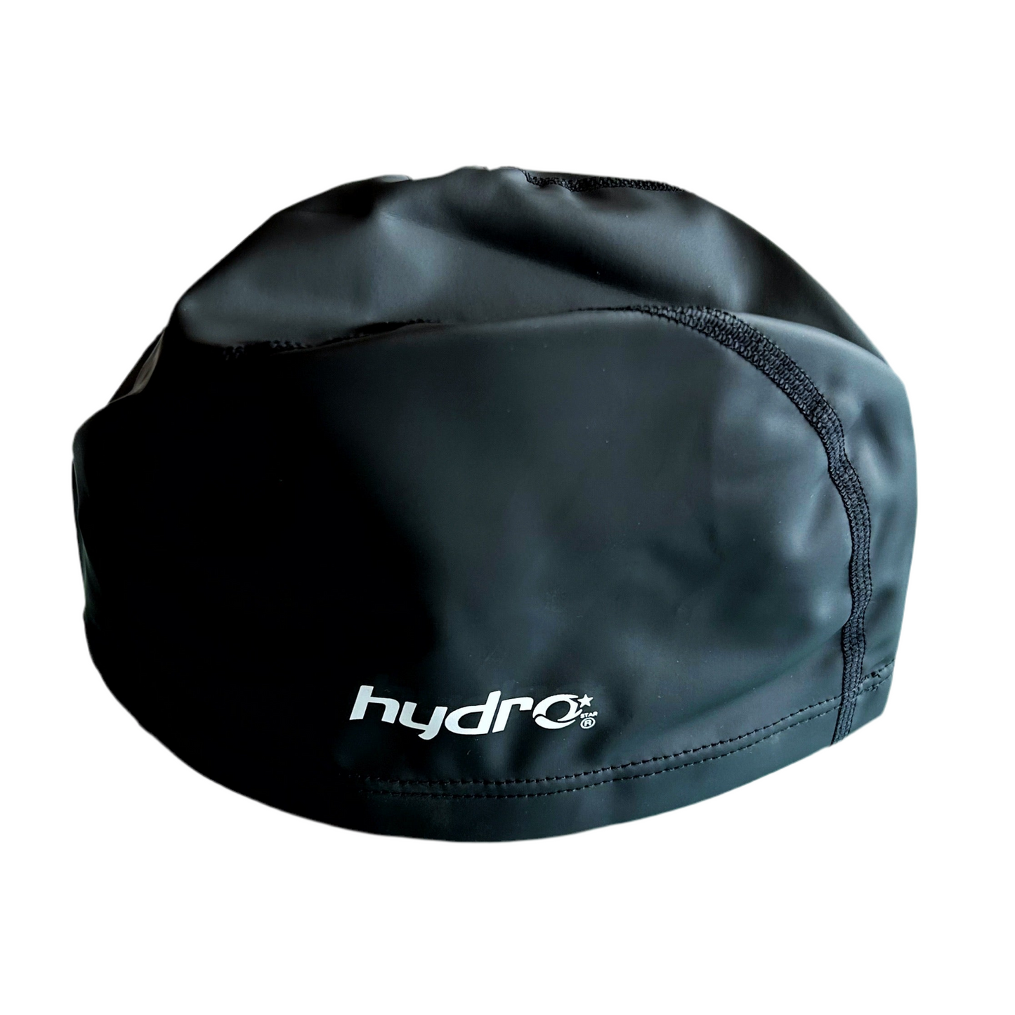 Gorro de Natación Hydro Liso Polyflex  Negro Adulto