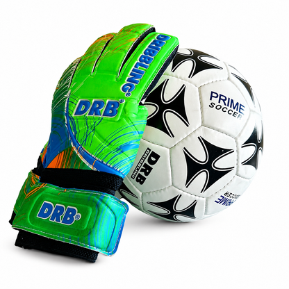 Balón De Fútbol Prime Nº5 + Guante De Arquero Jet Verde