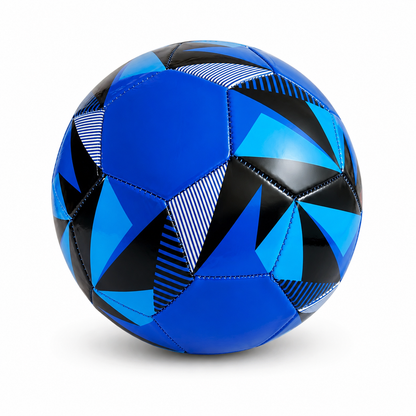 Balón fútbol eco N°5 Azul - Negro - Gris