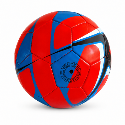 Balón fútbol eco N°5 Rojo - Gris - Negro