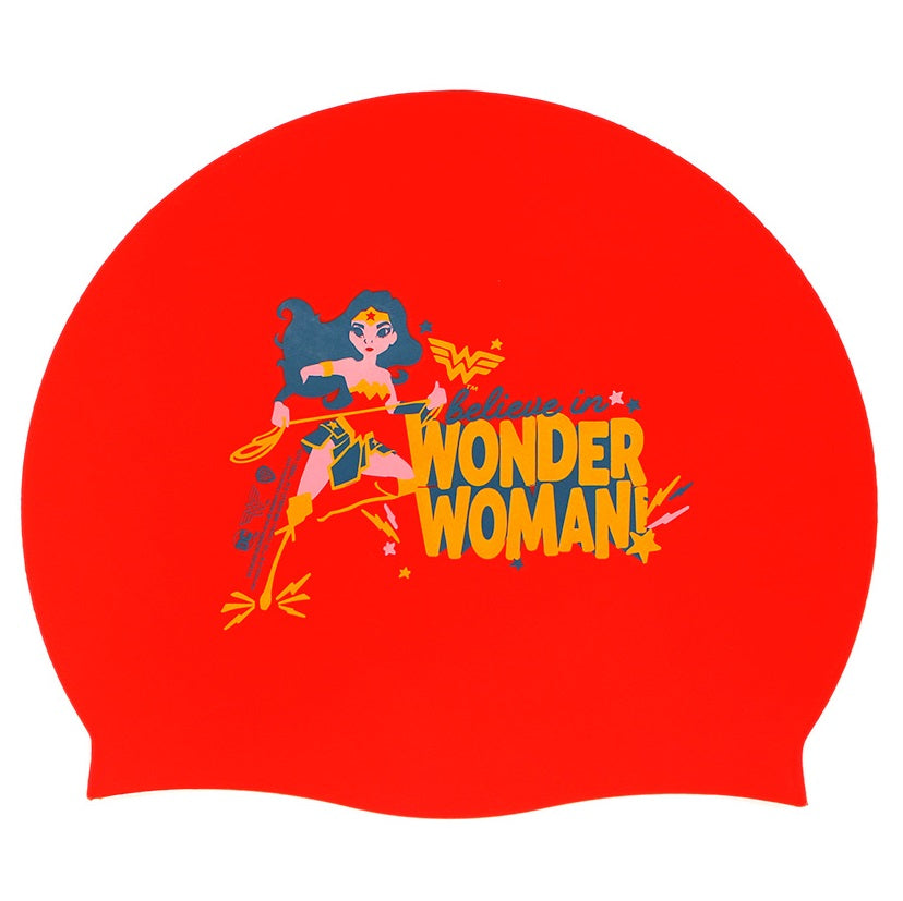 Gorro Natación Silicona infantil - mujer maravilla