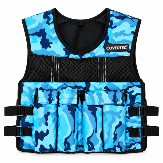 Chaleco 10 Kg Lastre Deportivo Azul