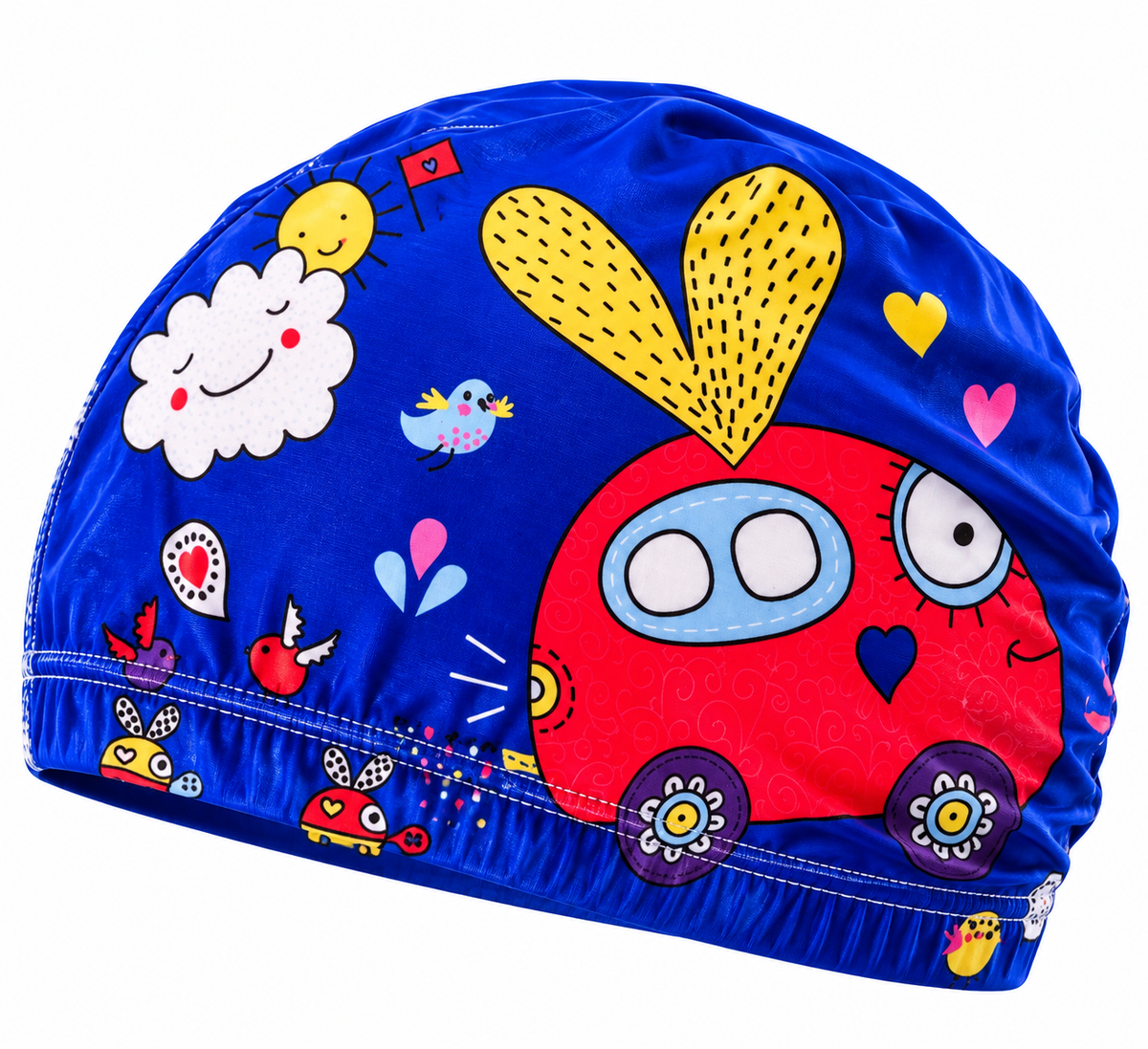 Gorro natación lycra niño de 2 a 8 años Auto