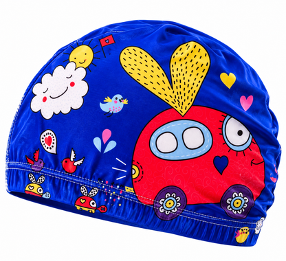 Gorro natación lycra niño de 2 a 8 años Auto