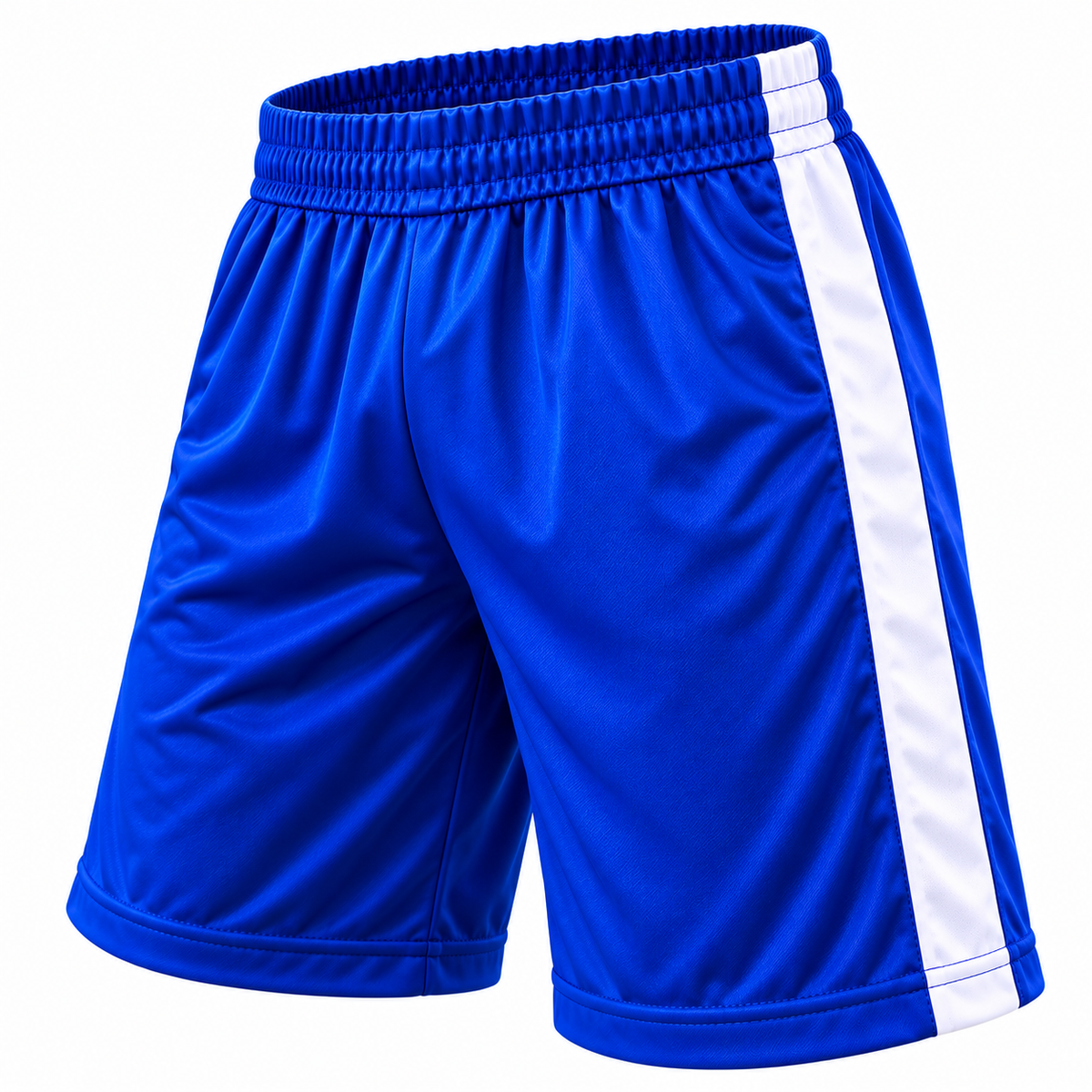 Short Deportivo Selecc Azul Rey/Blanco con Protector Interior || LJS