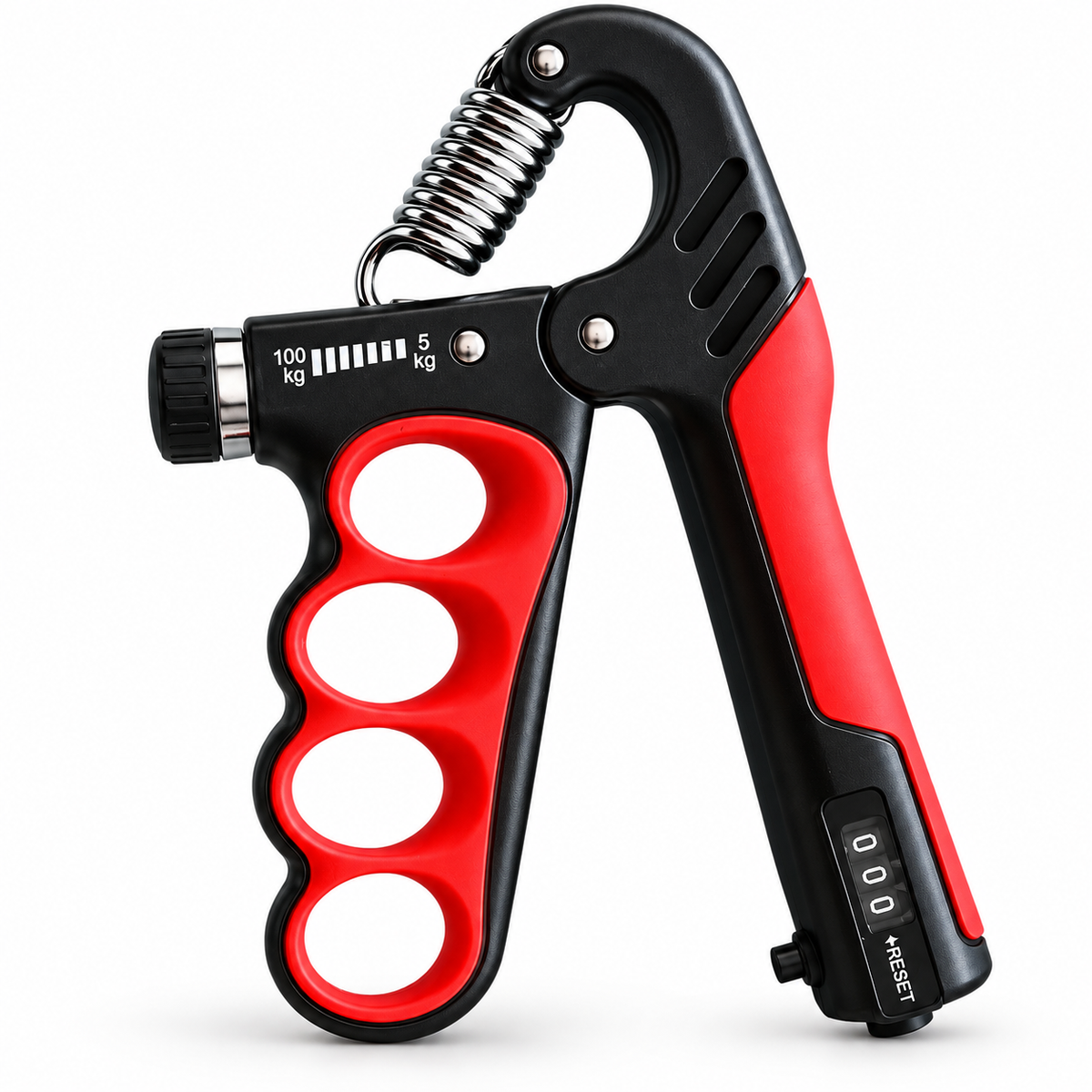Hand Grip Con Manopla Ajustable 5-100kg Con Contador