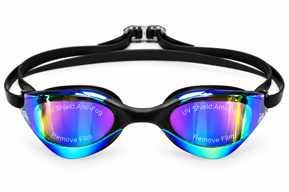 Lente de natación competencias black-mirror