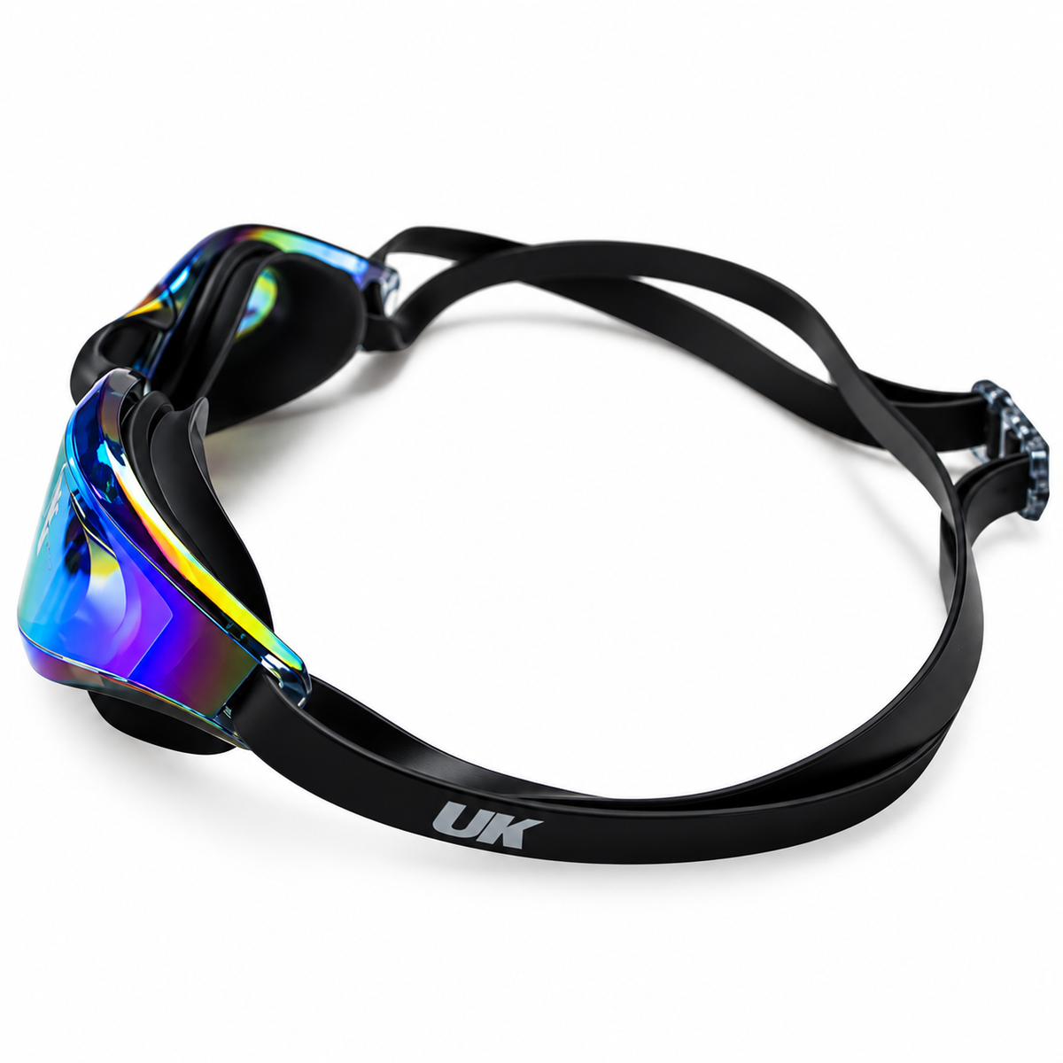 Lente de natación competencias black-mirror