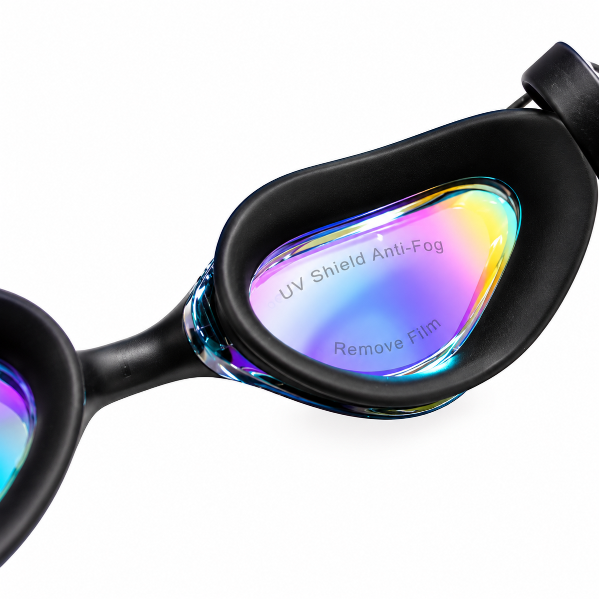 Lente de natación competencias black-mirror