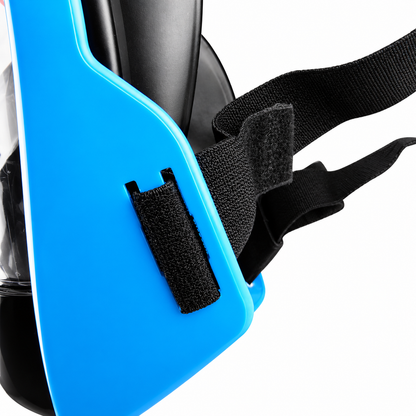 Máscara snorkel full face negro/azul