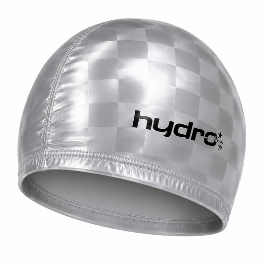 Gorro de Natación Hydro Liso Polyflex  Gris Adulto