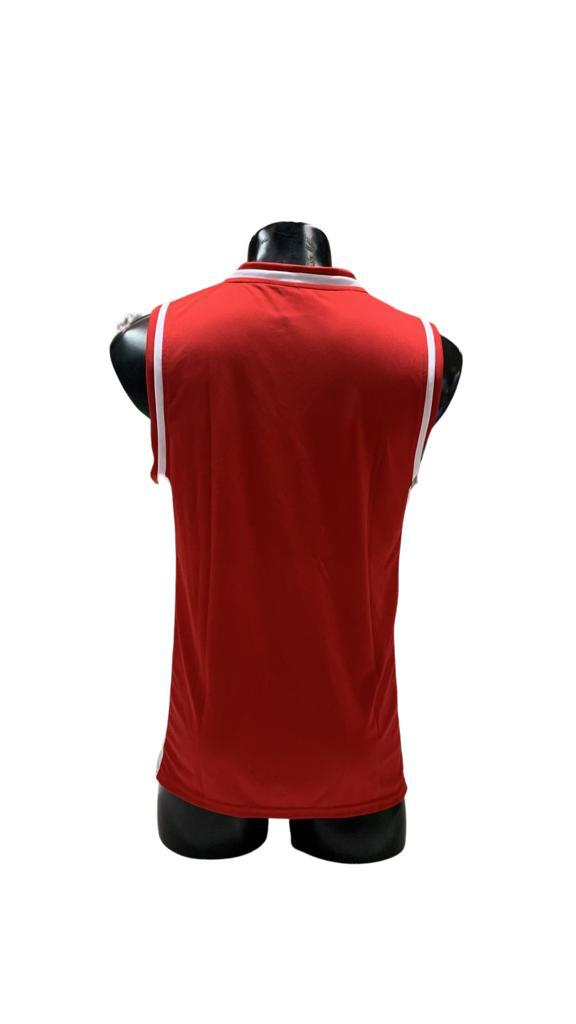 Camiseta mundial varón rojo/blanco