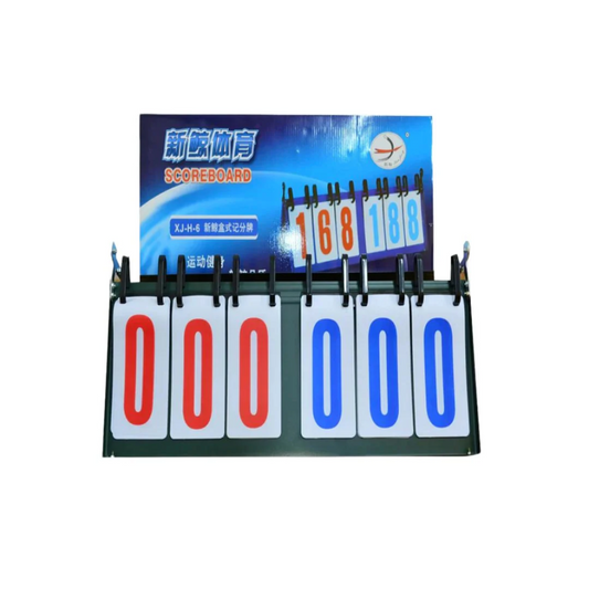 Tablero marcador 6 dígitos manual