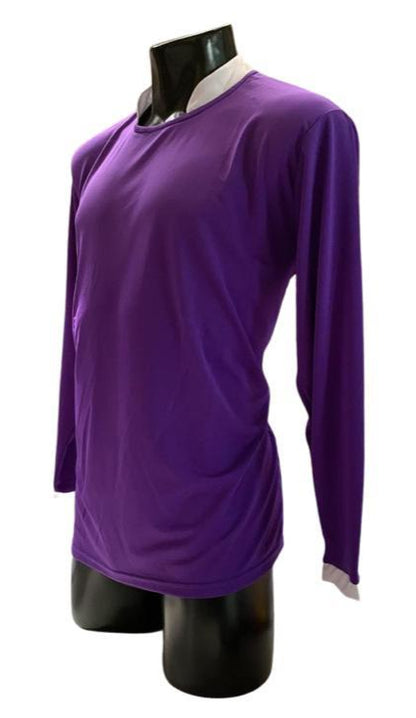 Camiseta lisa manga larga Obispo