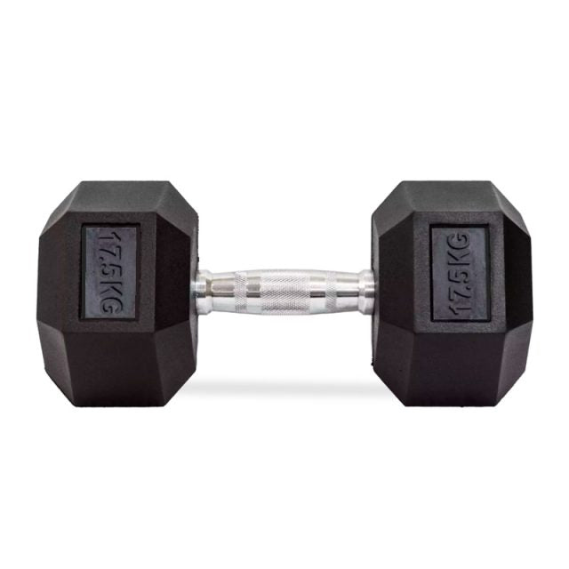 Mancuerna Hexagonal Caucho 17,5Kg – Unidad