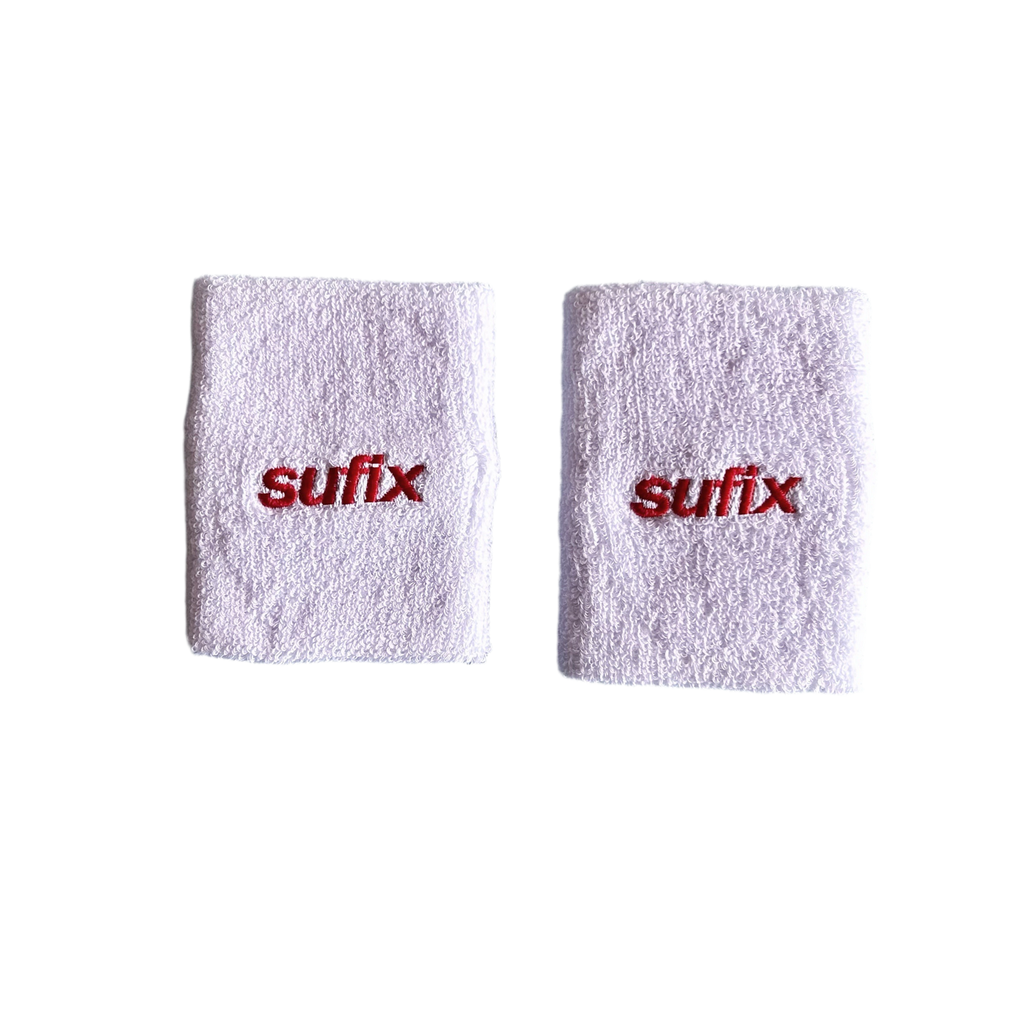 Muñequera sufix doble Par Blanco