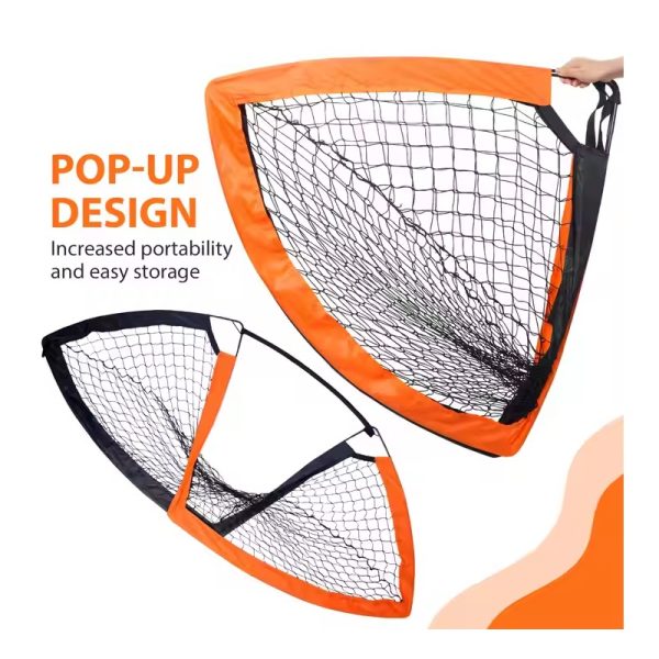 Par de mini arco fútbol plegable