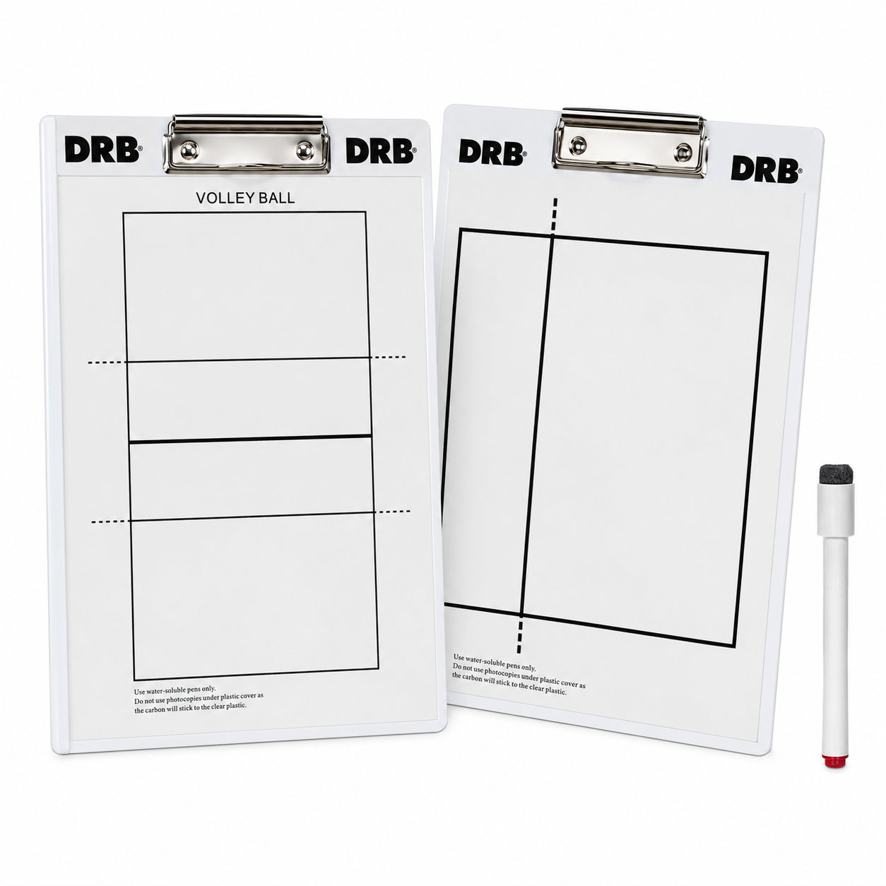 Pizarra Táctica de Vóleibol DRB Reversible con Marcador