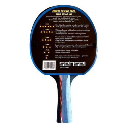 Paletas de Ping ping sensei 6 estrellas