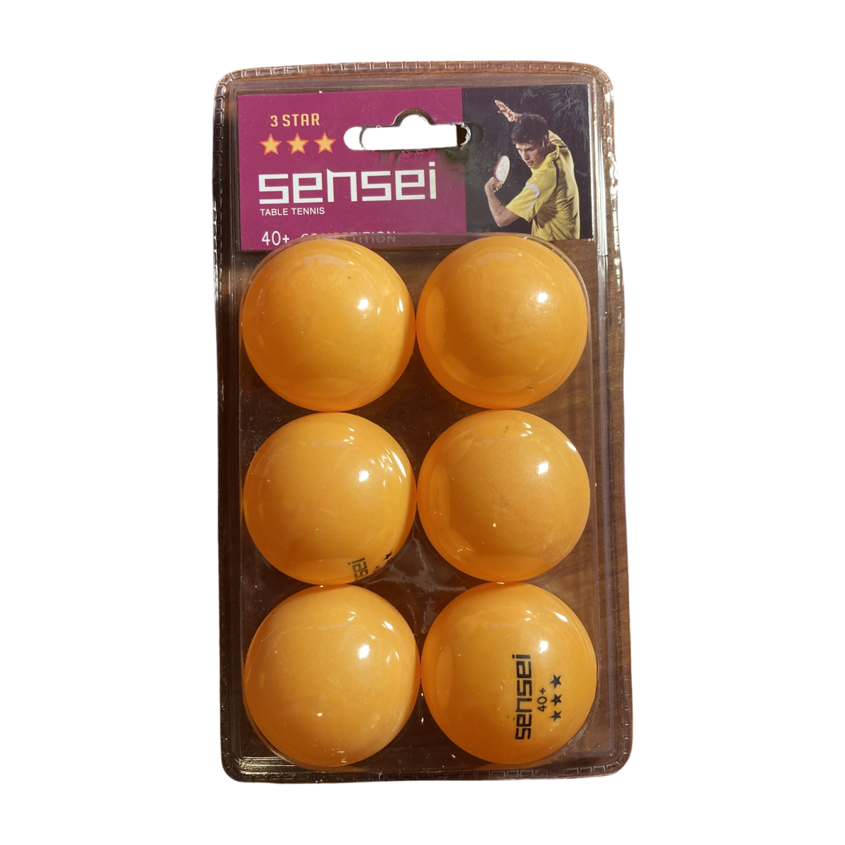 Pelotas ping pong sensei 3 estrellas