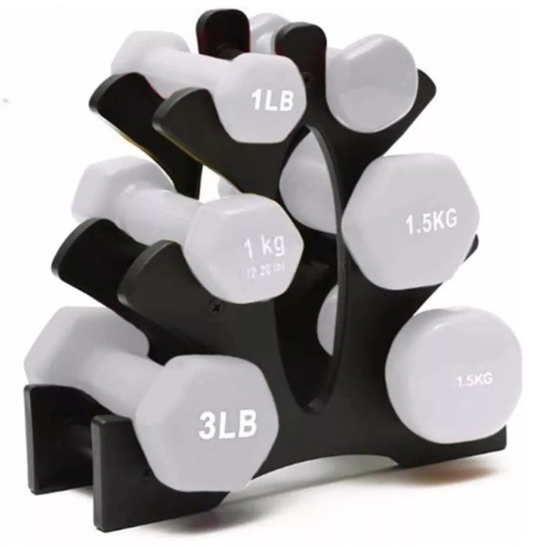 Rack mancuerna pvc 3 niveles