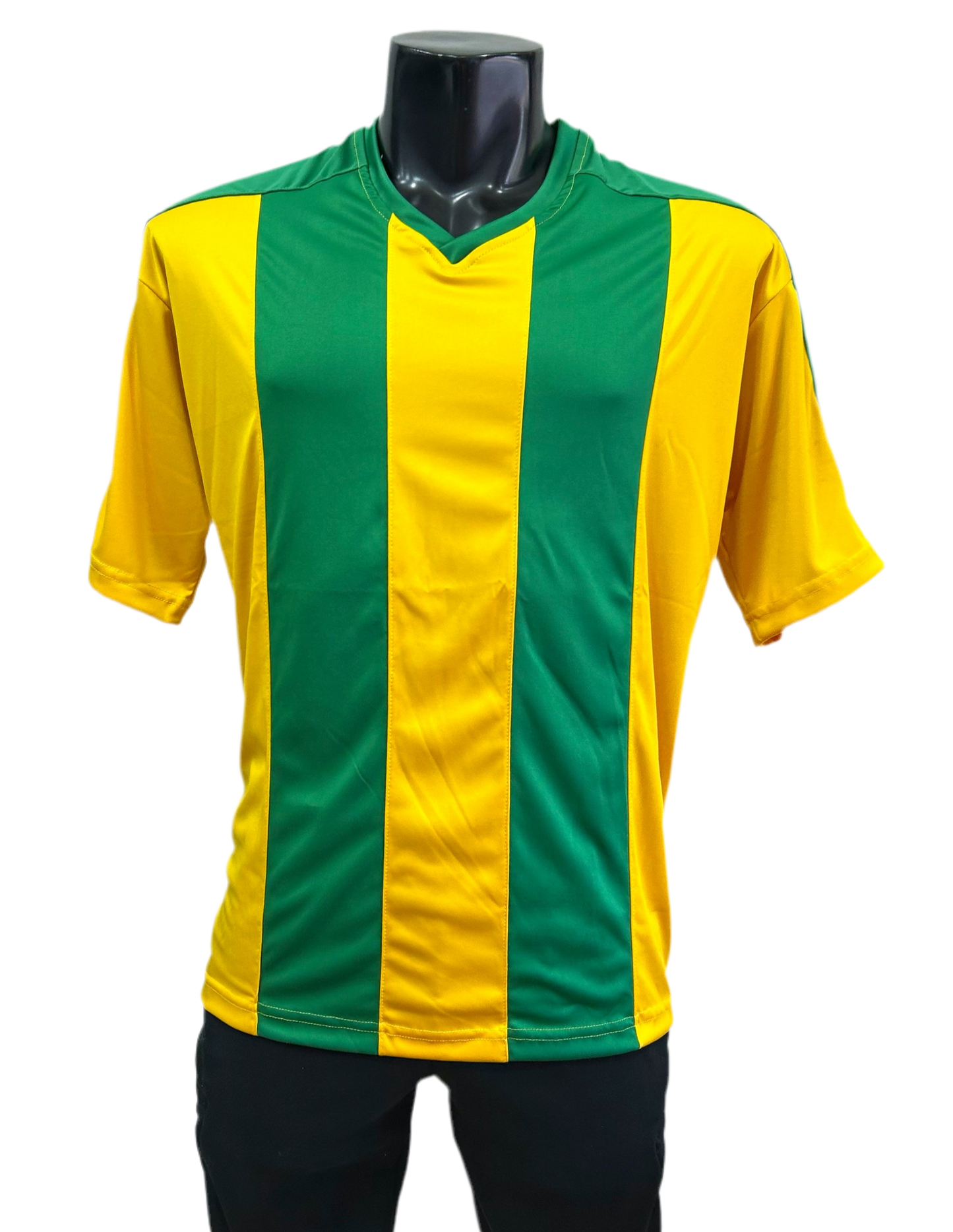 Camiseta rayada Verde - Oro