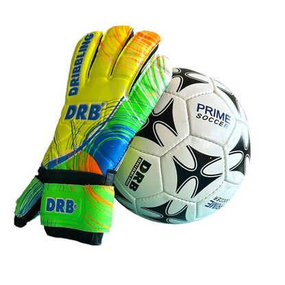 Balón De Fútbol Prime Nº5 + Guante De Arquero Jet Amarillo