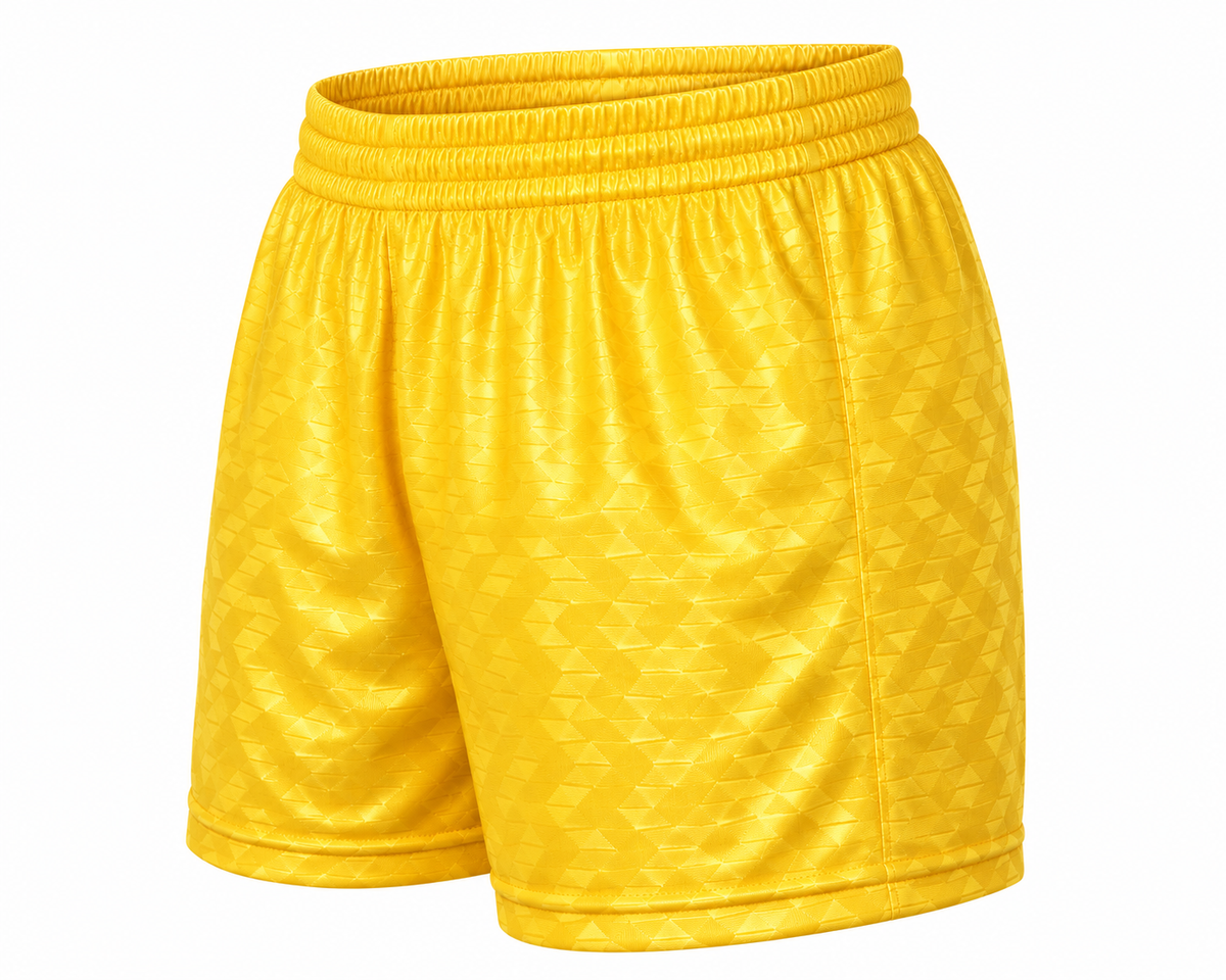 Short Satín Amarillo Deportivo – Fútbol | LJS  || 16 |