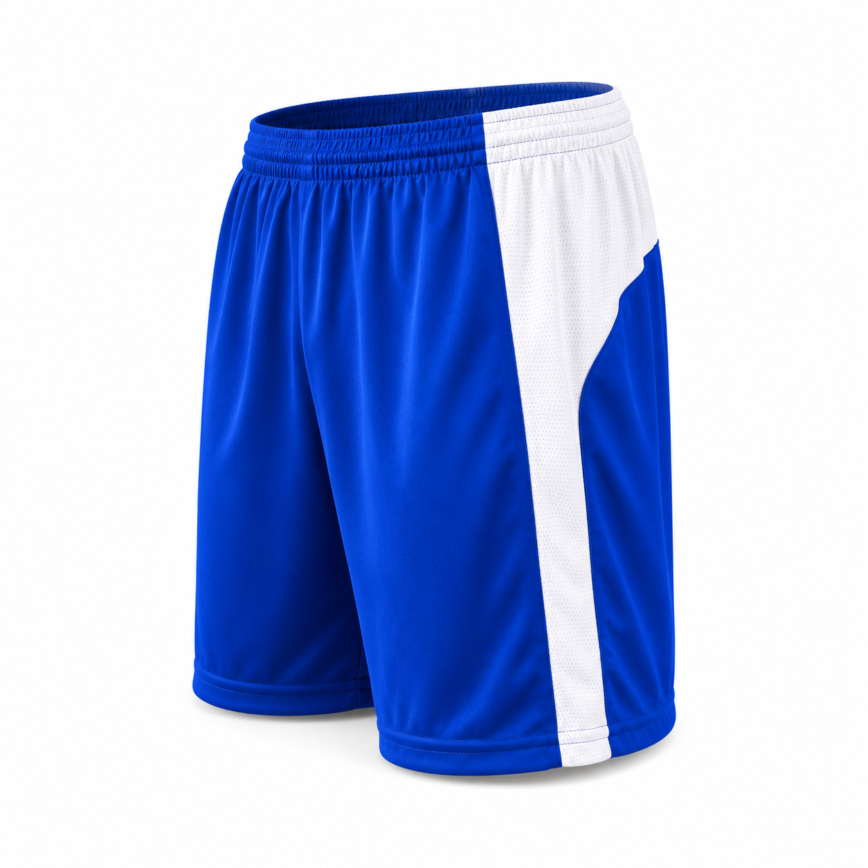 Short Deportivo Azul con Blanca DryFit Confección Nacional | LJS