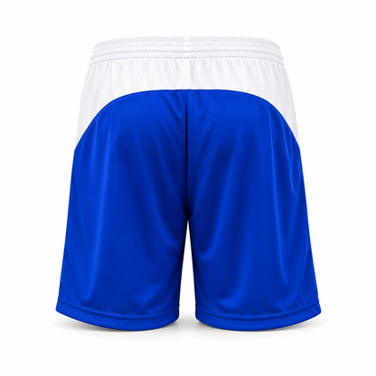 Short Deportivo Azul con Blanca DryFit Confección Nacional | LJS