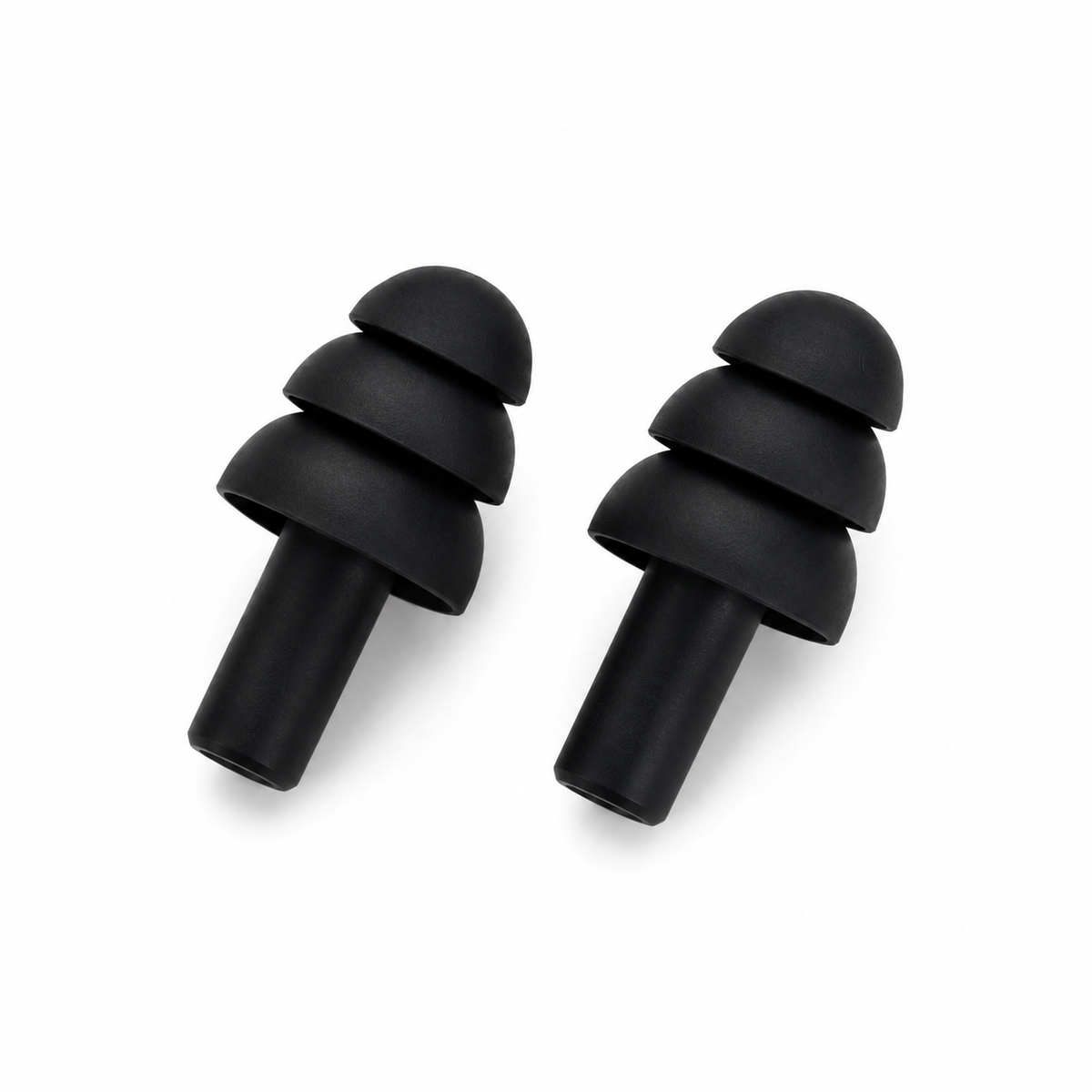 Tapón de oído Swimfit de silicona color negro, ideal para natación, entrenamiento en piscina y mayor comodidad durante el nado.