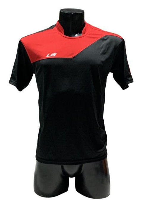 Camiseta Urano Negro - Rojo