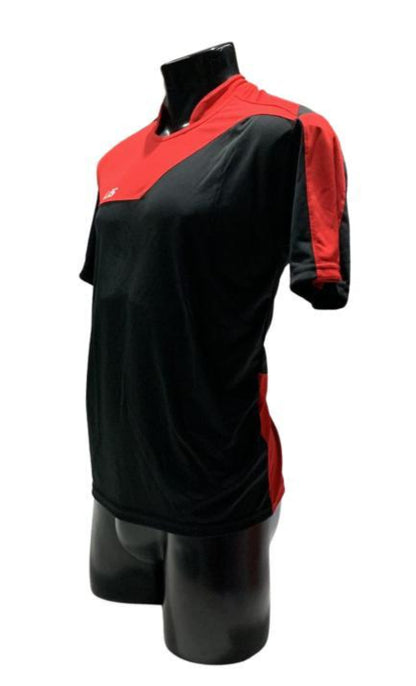Camiseta Urano Negro - Rojo
