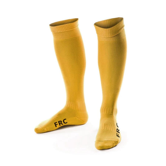 Medias de fútbol Mostaza adulto - FRC (39 - 45)