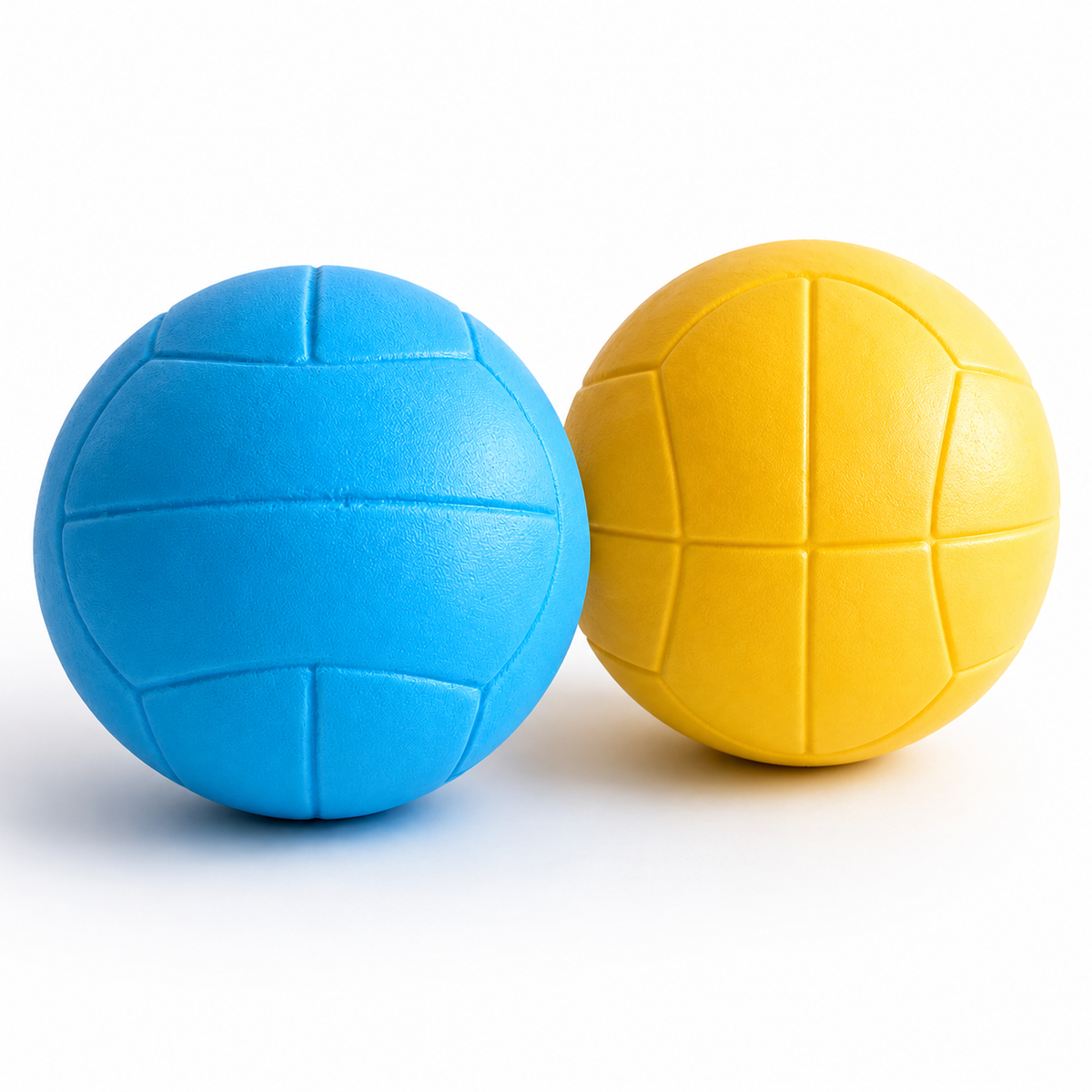 Balón de esponja para handbol fabricado en espuma suave y liviana, ideal para niños, educación física, colegios, jardines infantiles e iniciación deportiva.