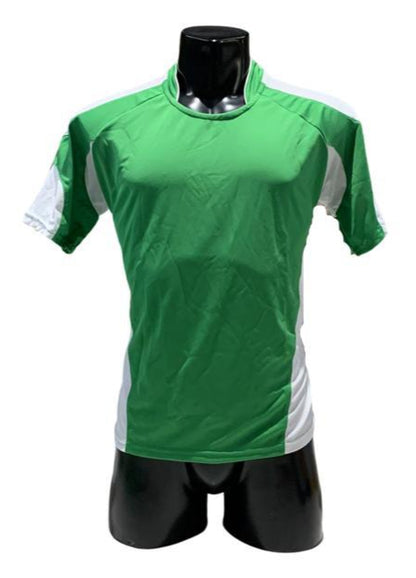 Camiseta B Verde - Blanco