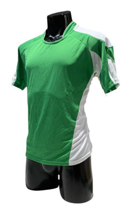 Camiseta B Verde - Blanco