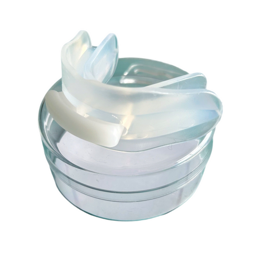 Protector bucal doble transparente adulto