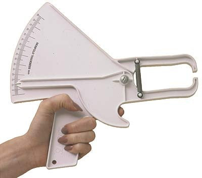 Caliper extra grande + guía medidor de grasa adipómetro