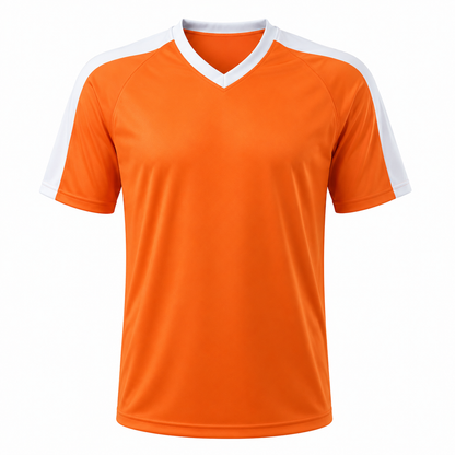 Camiseta Naranja - Blanco