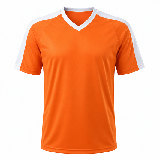 Camiseta Naranja - Blanco