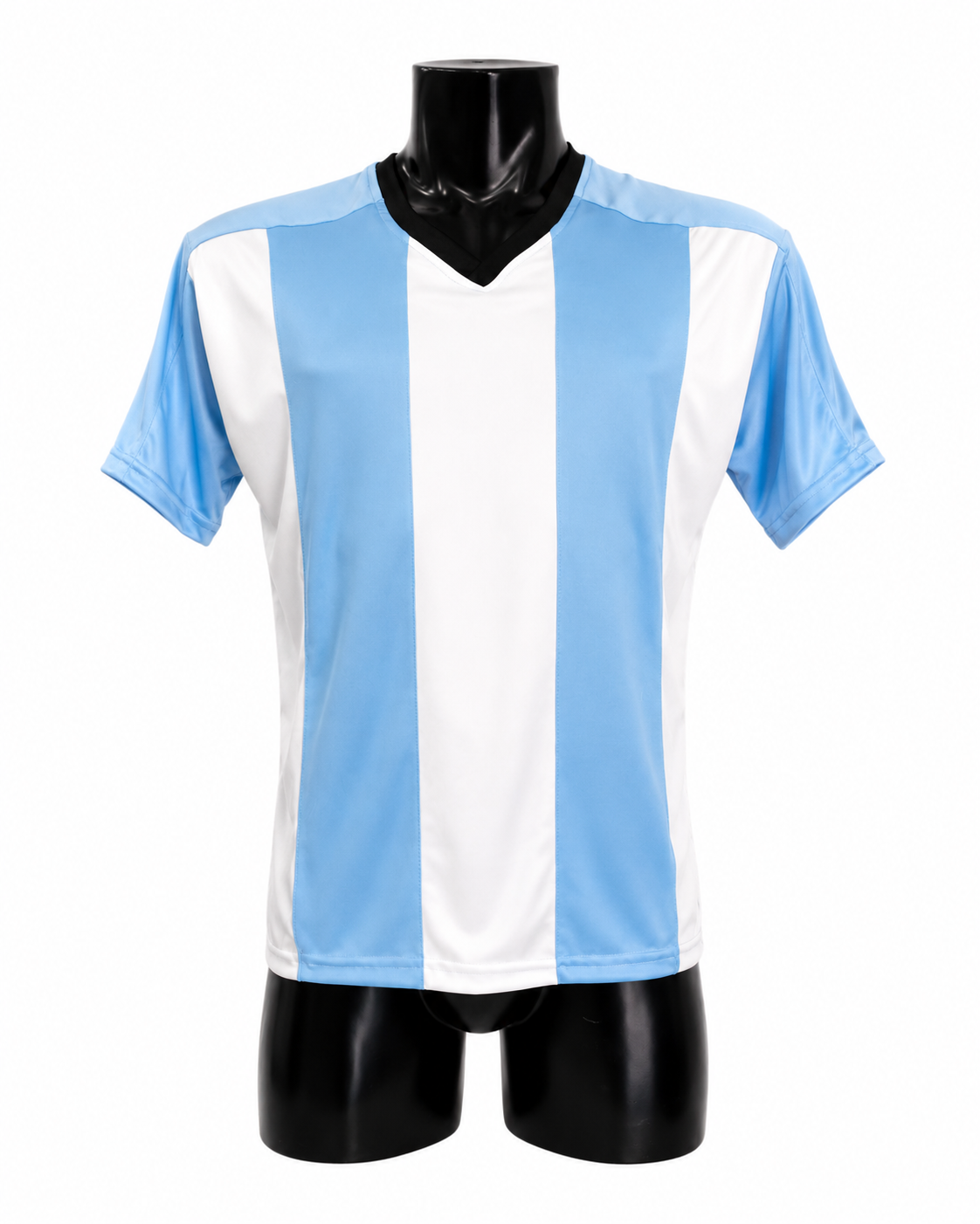 Camiseta Rayada Celeste Blanco | S | M | L | XL | 2XL || LJS