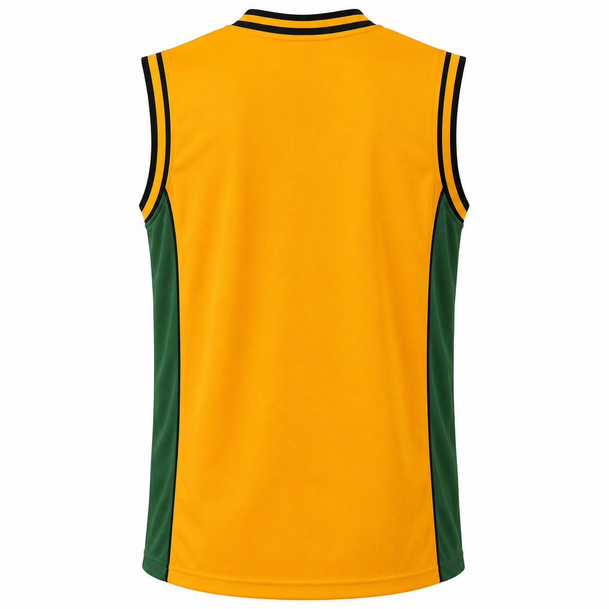 Equipo de Básquetbol Mundial Varón Oro/Verde/Negro DryFit Confección Nacional | LJS