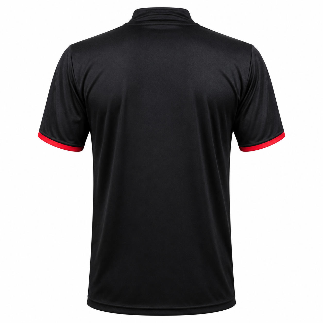 Camiseta Cruz Negro/Rojo DryFit Confección Nacional | LJS