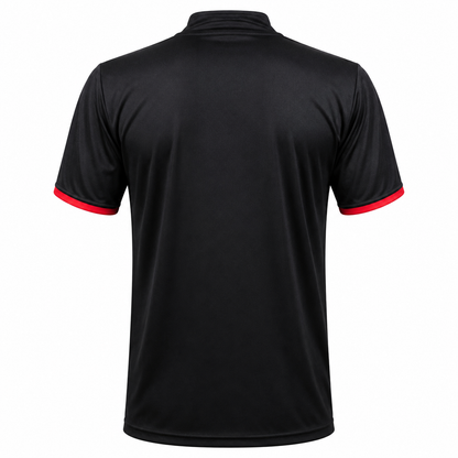 Camiseta Cruz Negro/Rojo DryFit Confección Nacional | LJS