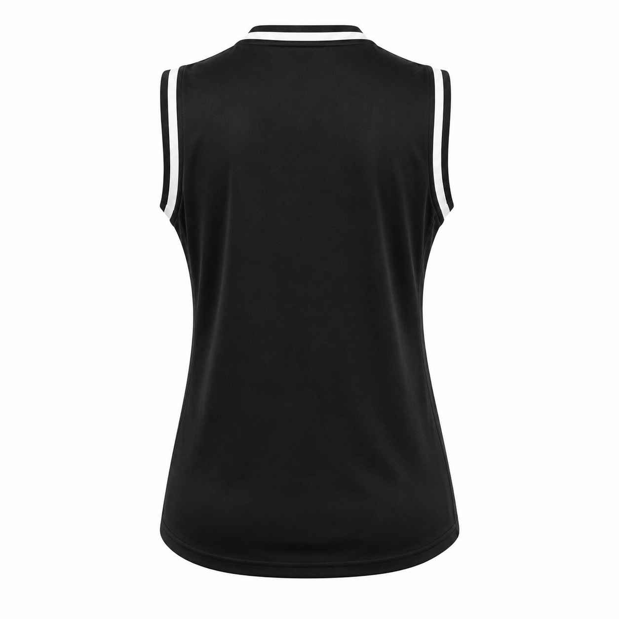 Camiseta Básquetbol Dama Negro/Blanco DryFit Confección Nacional | LJS
