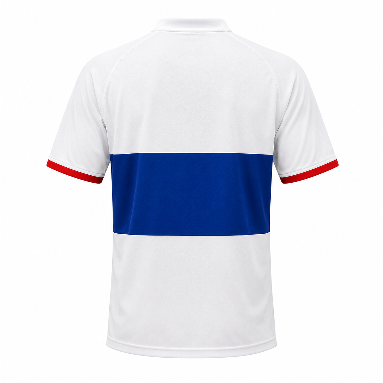 Camiseta Blanco - Azul - Rojo
